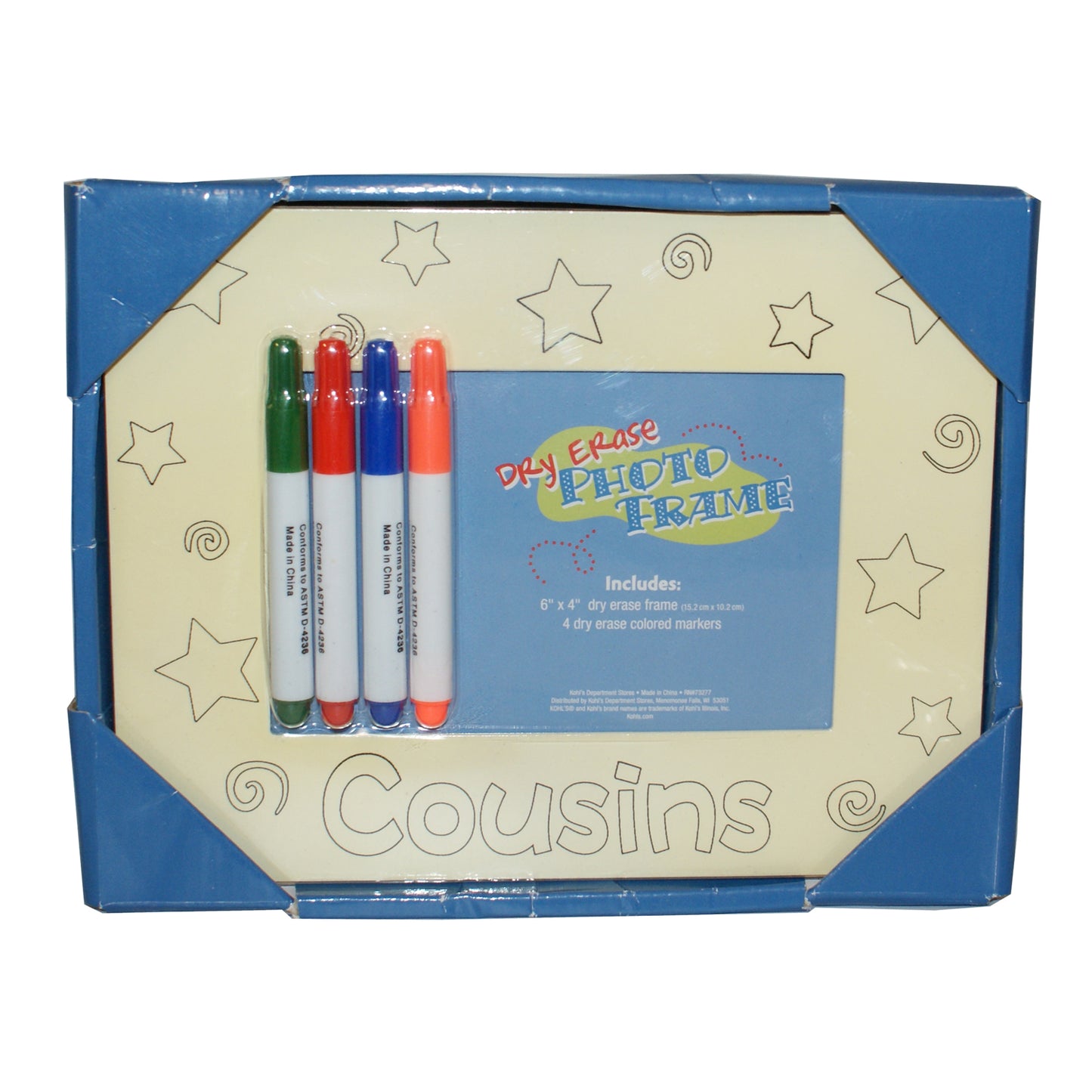 3591 - Cousins Dry Erase Photo Frame - |BS-21|