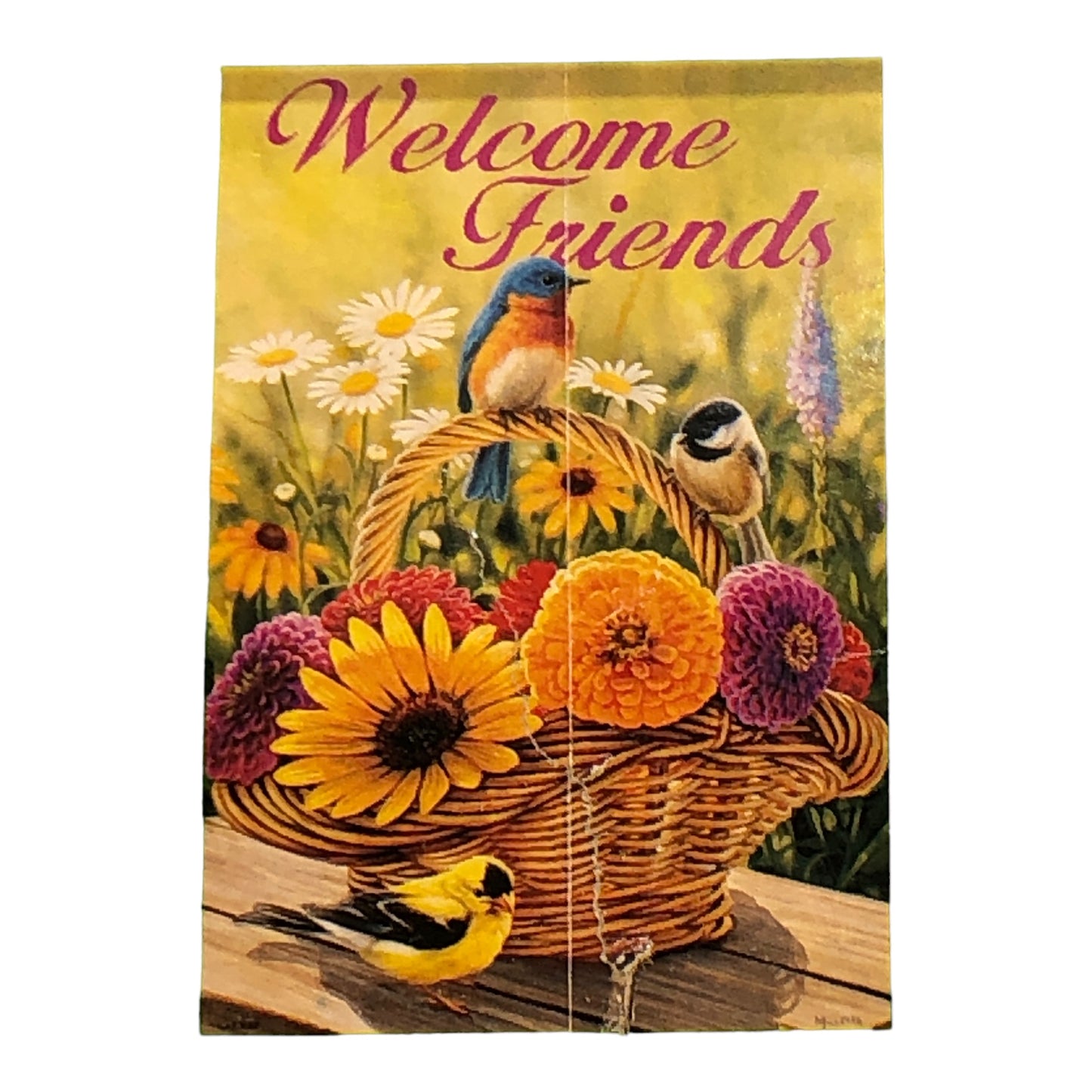 36488 - Welcome Friends Garden Flag 28” x 40” |H-43|