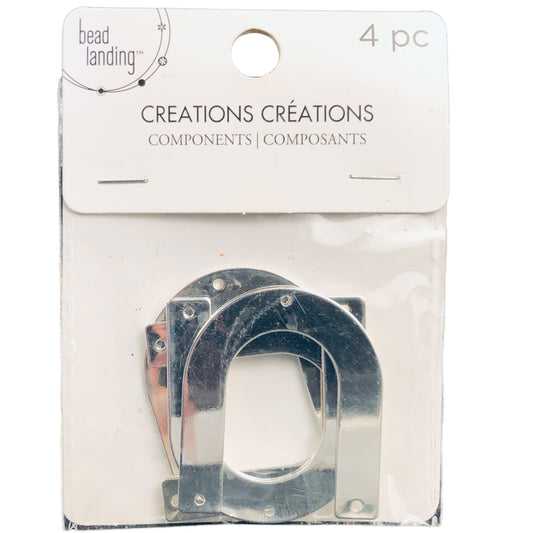 3672 - Bead Landing Components Metal U - |Clear-137|