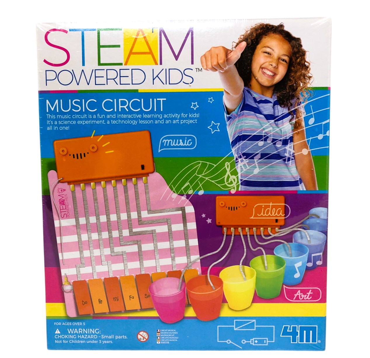 36765 Steam Powered Kids Music Circuit Educational Toy Set |Gr-44|