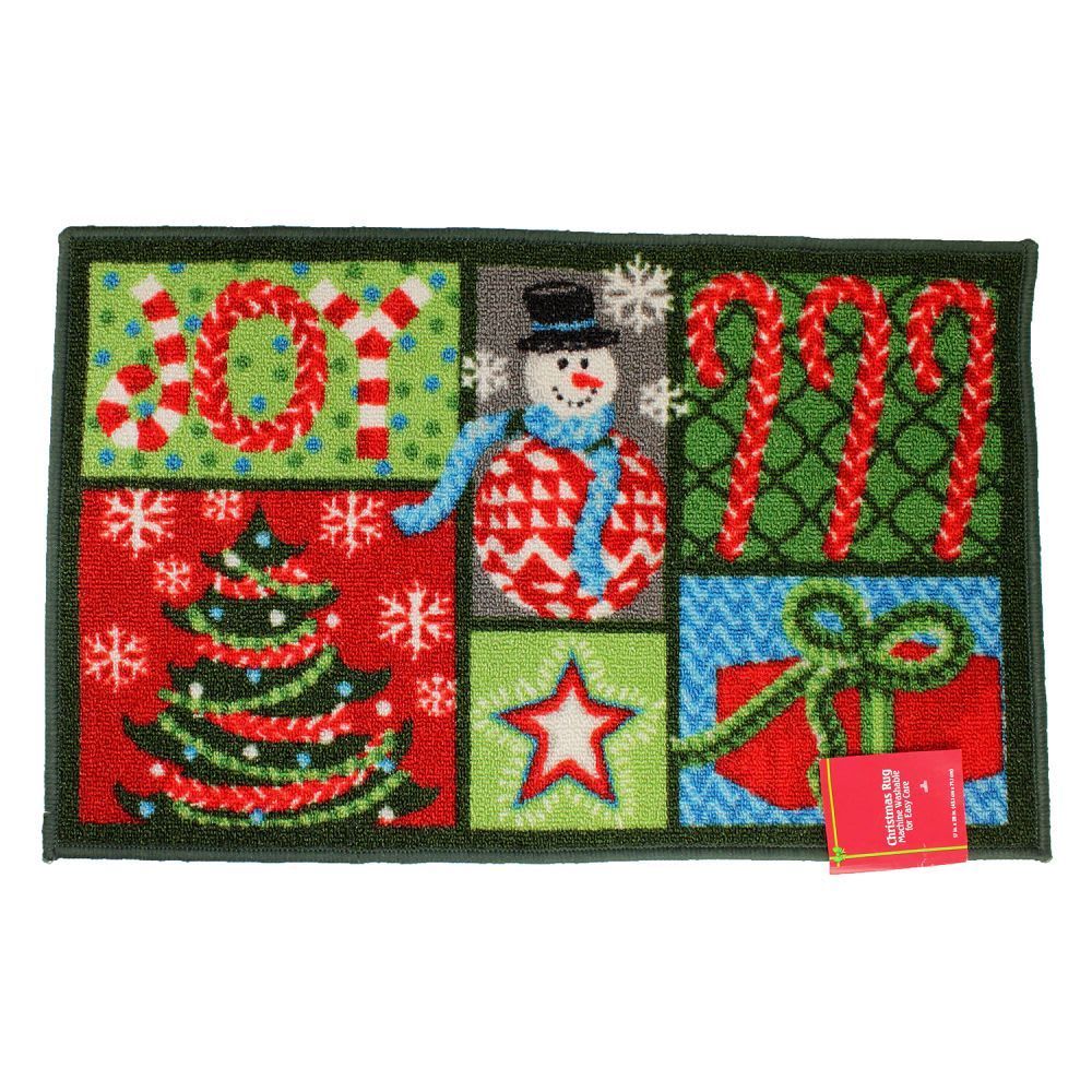 371 - Joy Xmas Rug 17x28 - |G-120|