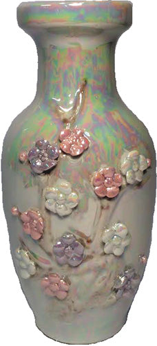 3747 - 8 Inch White Porcelain Vase Pearl |1-24|