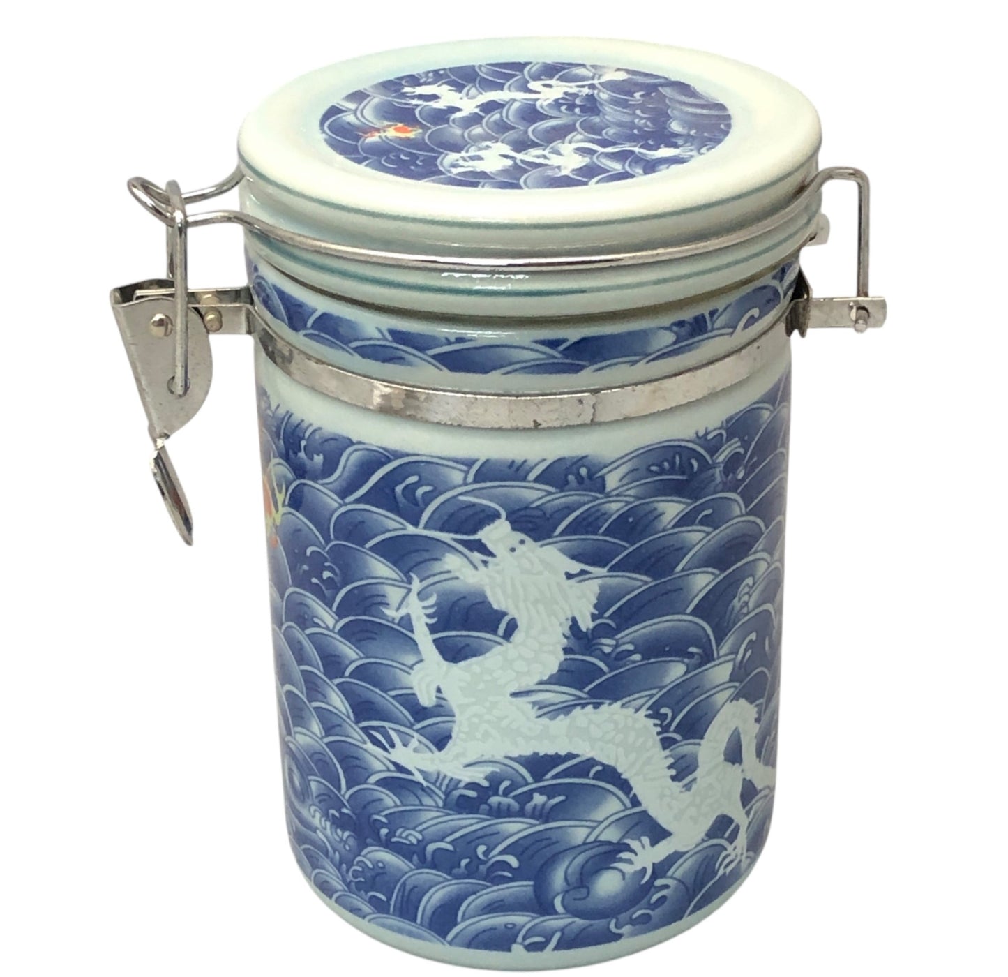 3769 - Tea/Coffee Blue Dragon Jar - |19-23|