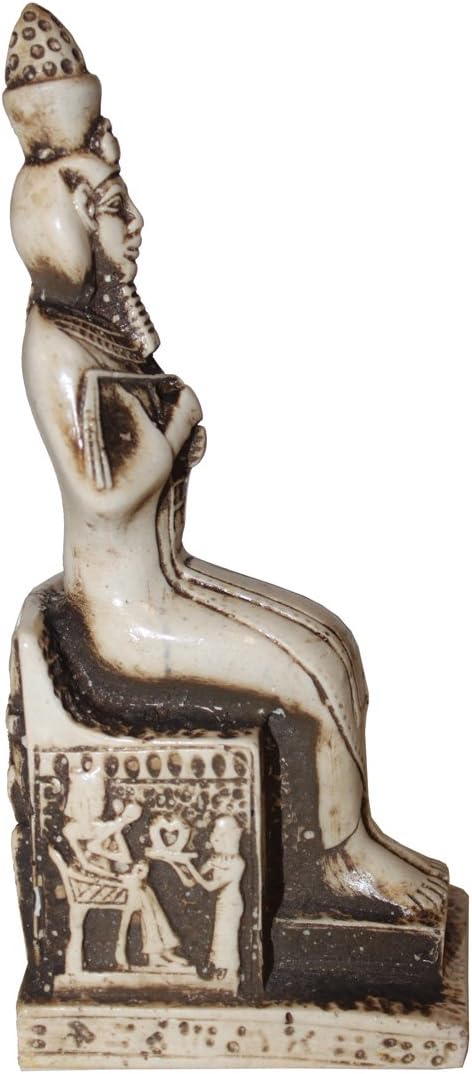 3800 - 8" Faux Ivory Osiris God - Sitting - |1-13|