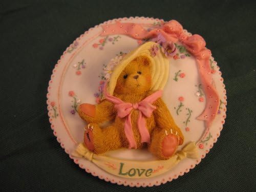 38335 - 4" Cherished Teddies Love Teddy Plate Ornament 104140 - |3-25|