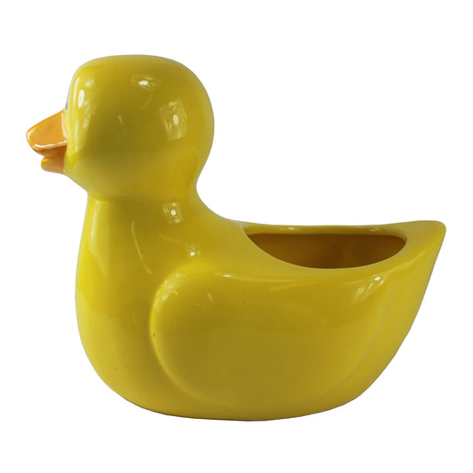 3841 - Yellow Duck Planter and Bank - |H-32|