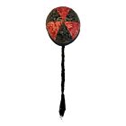 38543 - Chinese Cap Red Black Ponytail - H-32 : JL ARTISTIC WONDERS