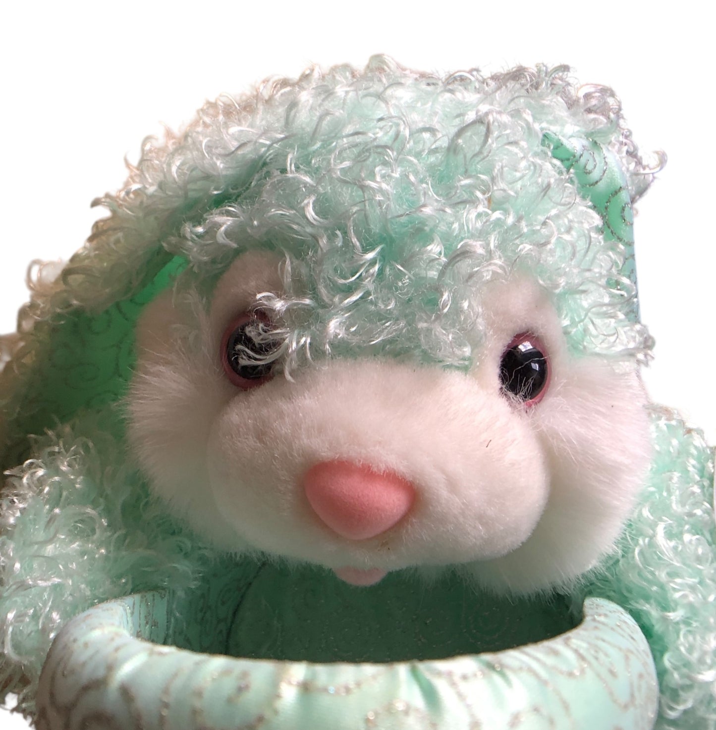 3892 - Plush Green Basket Bunny - |1-28|
