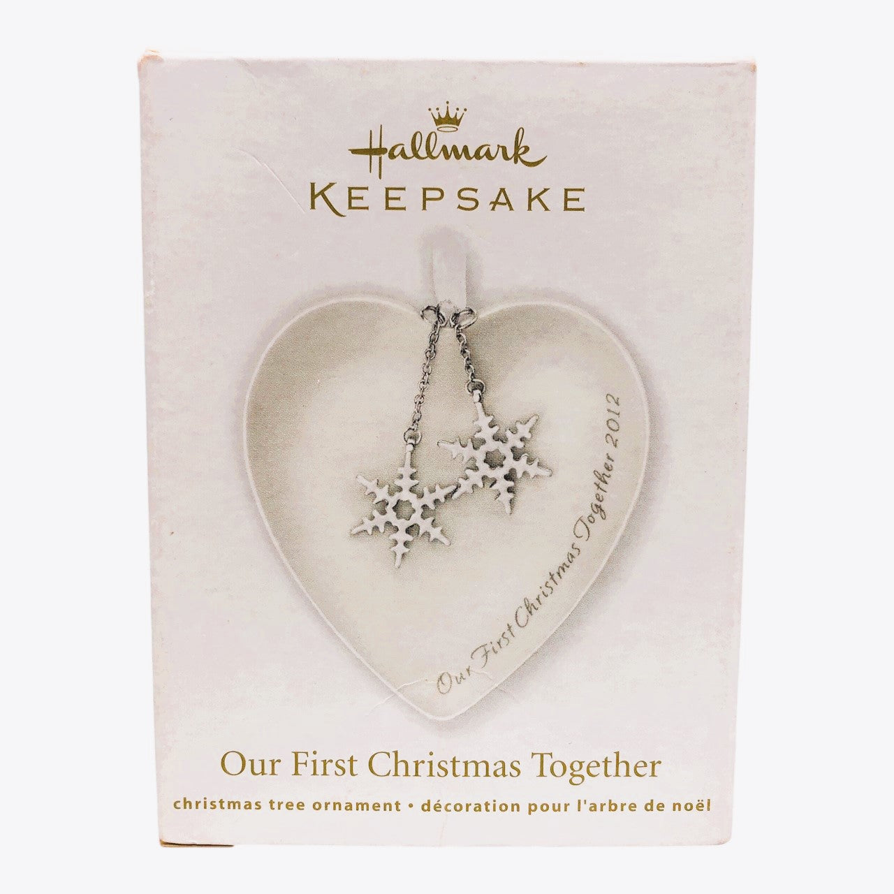 38992 - Set Of 5 Hallmark Keepsake Porcelain Our First Christmas Ornament Set