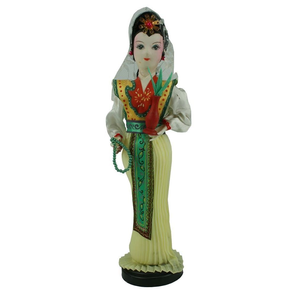 38 - 10" Gold Woman Doll-Vase - |X-18|