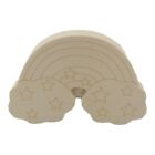 39019 - Creative 4-Piece DIY Wooden Rainbow Set for Kids Arts and Crafts Projects |W-50|