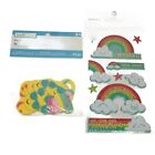 39041 - 2-Pack Vibrant Rainbow and Emoji Decorative Stickers for Arts and Crafts |3-19|