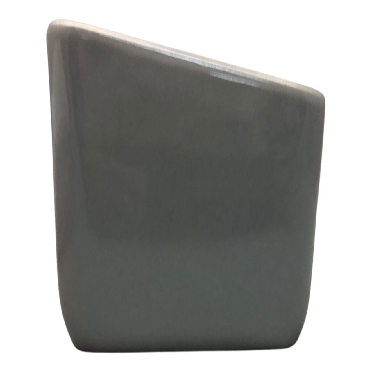 39500 - Ceramic 6" x 3.5" Gray Letter Holder - 2-16