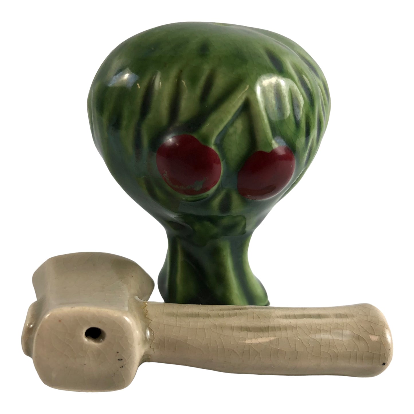 39881 - 2.5" Ceramic Cherry Tree & Ax Salt & Pepper - |4-26|