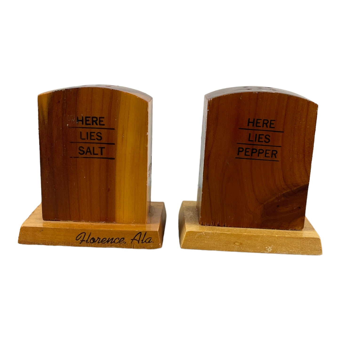 39888 - 1.5" Wooden Florence, AL Headstone S & P - |4-26|
