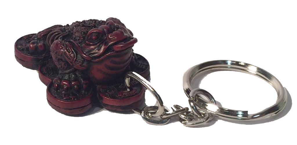 3996 - Money Frog Key Chain Soapstone - |DVD-41|