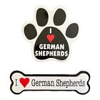 40015 - I Love German Shepherds Bone Magnet - |File-13|