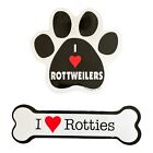 40024 - I Love Rotties Bone Magnet - |File-13|