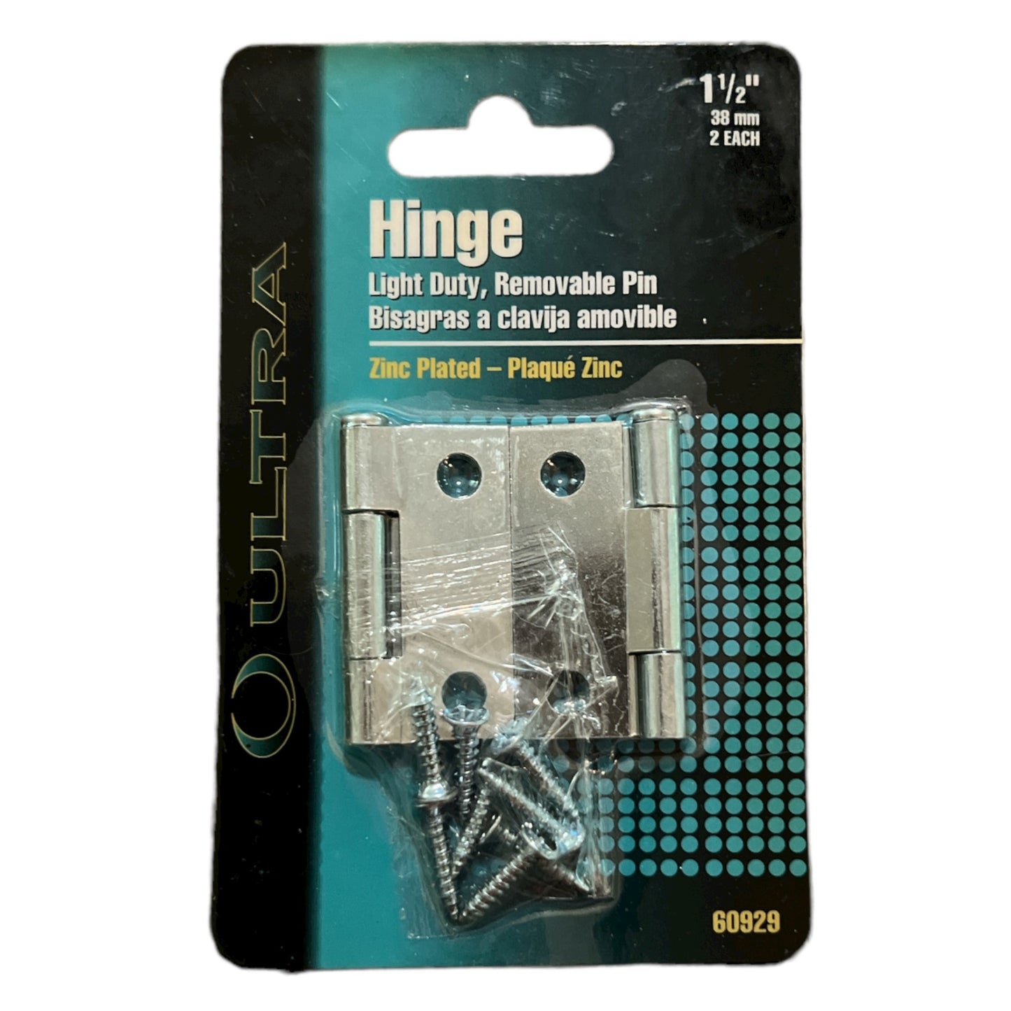 40191 - High-Quality 1 1/2 Inch Light Duty Hinge for Home and Industrial Use |H-49|