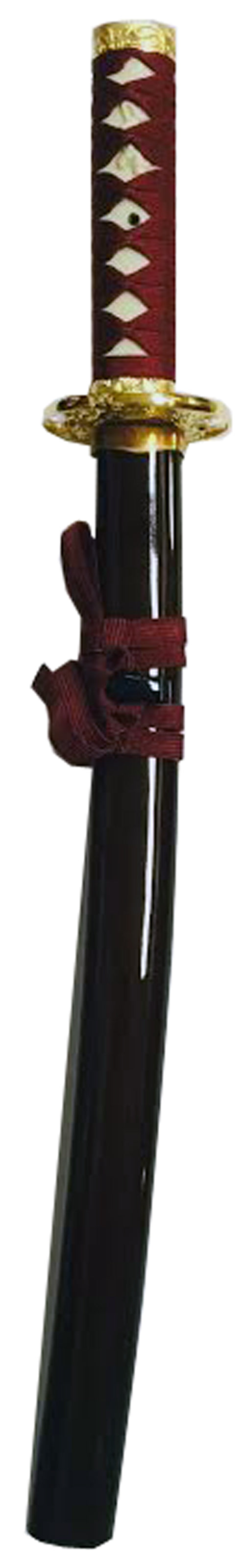 4022 - Burgundy Wakisashi w/Gold - |6-D Down|