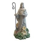 40444 - Handcrafted Exquisite Roman Porcelain Figurine of Jesus with Lamb, 6 Inches Tall |H-27|