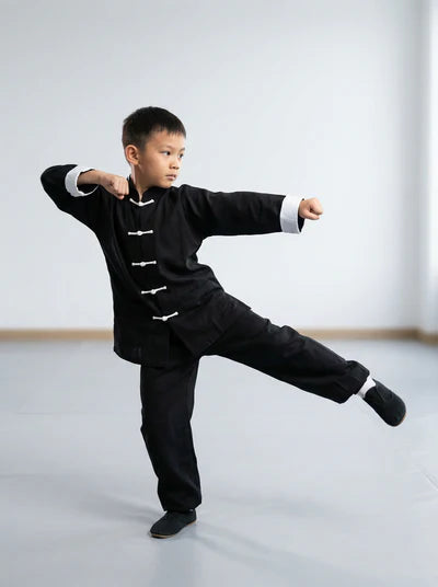 4055 - Kung Fu Black/White Uniform XSmall Adult Size 2|TBD|