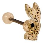 40581 - Clear Playboy Bunny Barbell - |Clear-96|