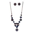 40612 - Renaissance 18" Necklace & Earrings - |Clear-96|