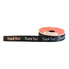 41106 - Elegant Thank You Black and White Ribbon for Gift Wrapping, Decorating Events, and Crafts |2-19|