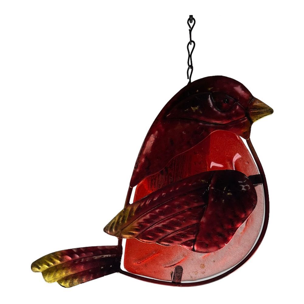 41250 - Stylish Red Bird Hanger for Outdoor Garden Decoration and Bird Watching |G-11|