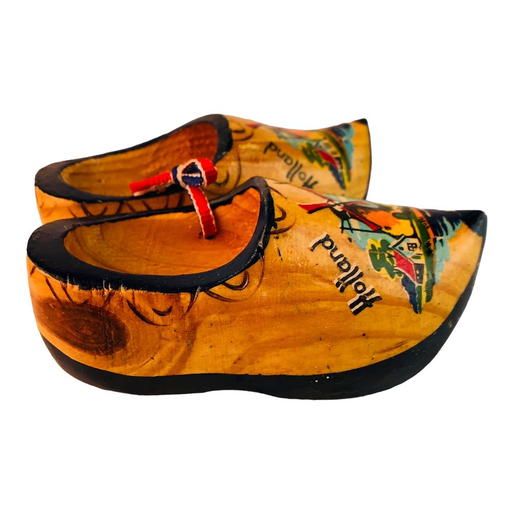 41556 - 4" Pair of Wooden Shoes Holland - |X-70|