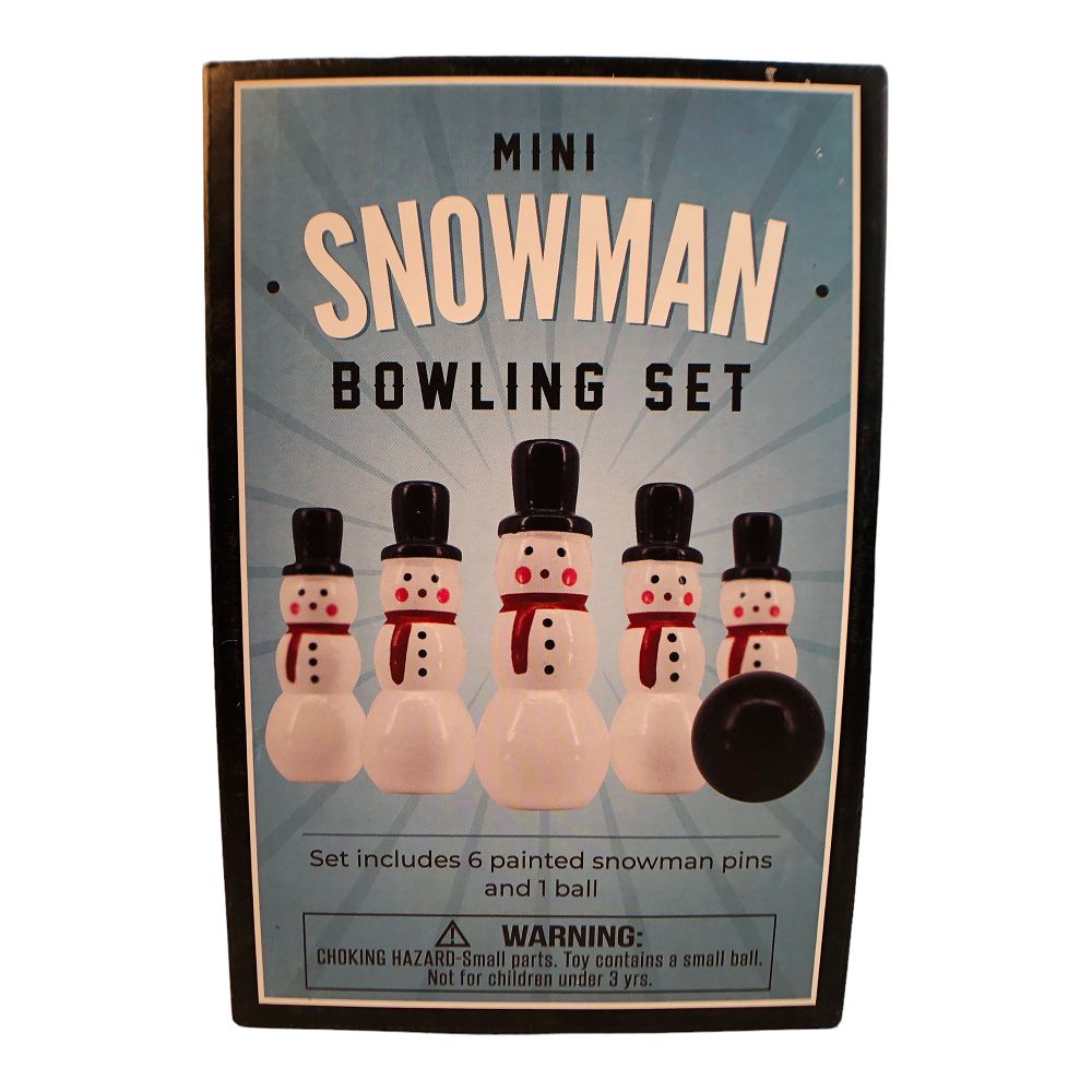 41651 - Adorable Mini Snowman Themed Bowling Game Set for Kids and Families |R-62|