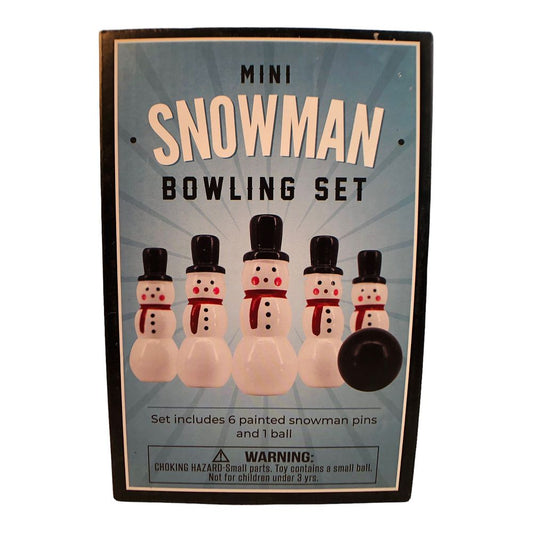 41651 - Adorable Mini Snowman Themed Bowling Game Set for Kids and Families |R-62|