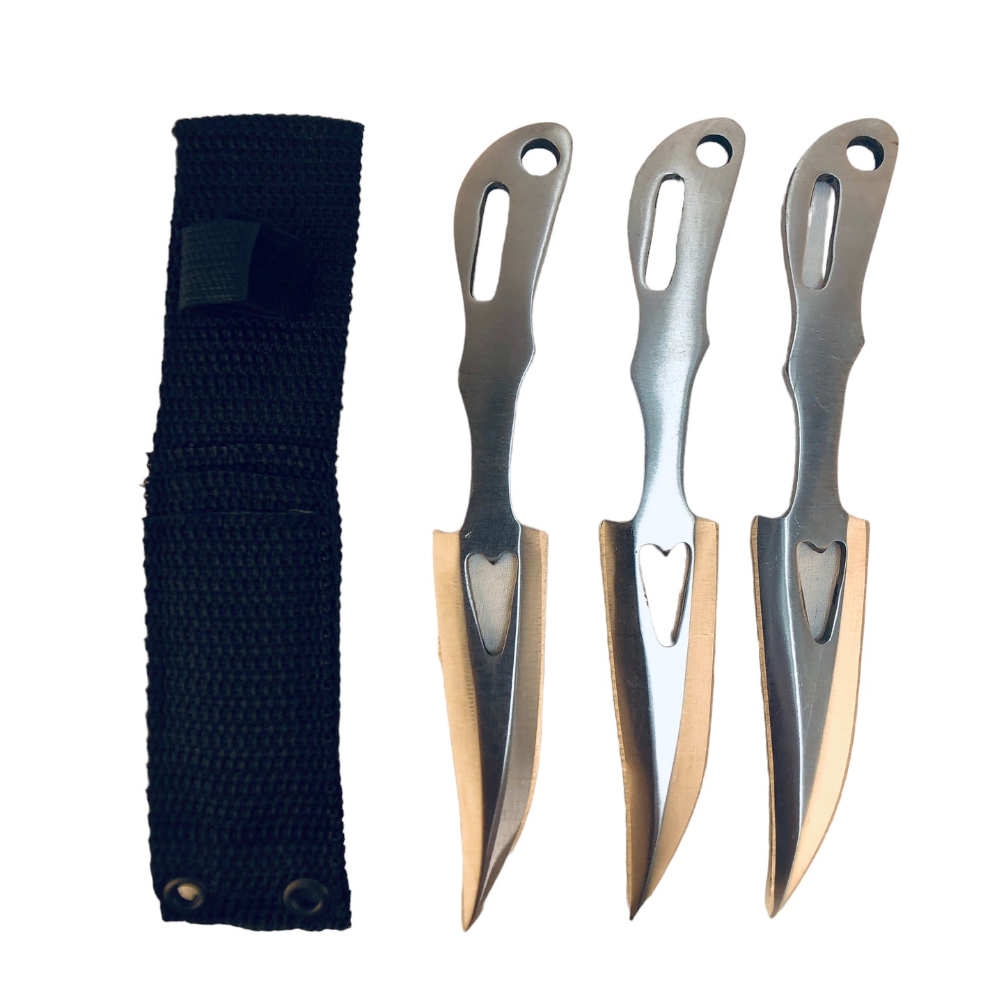 41770 - 3 pc Set w Sheath Throwing Knives - 9-E/Store : GK CHESSMAN