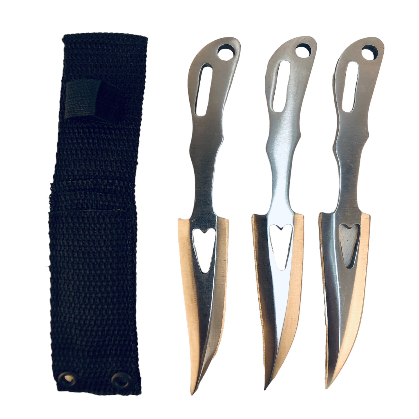 41770 - 3 pc Set w Sheath Throwing Knives - 9-E/Store : GK CHESSMAN