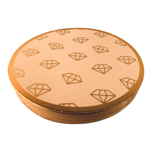 41822 - Roobee Diamonds Foil Coaster 2pk - |BS-39|