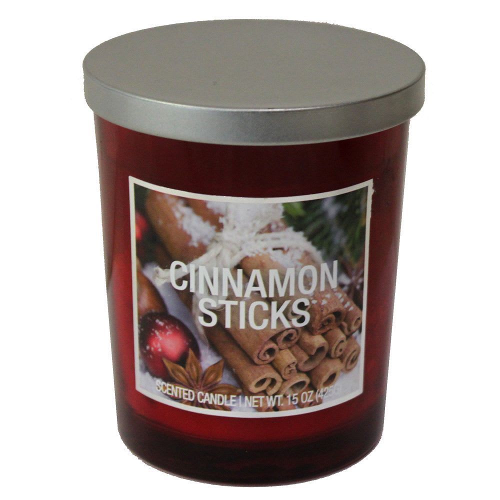 41 - 15 Oz Cinnamon Sticks Scented Candle with Warm Aromatic Fragrance for Home Decor and Relaxation |Scent-4|