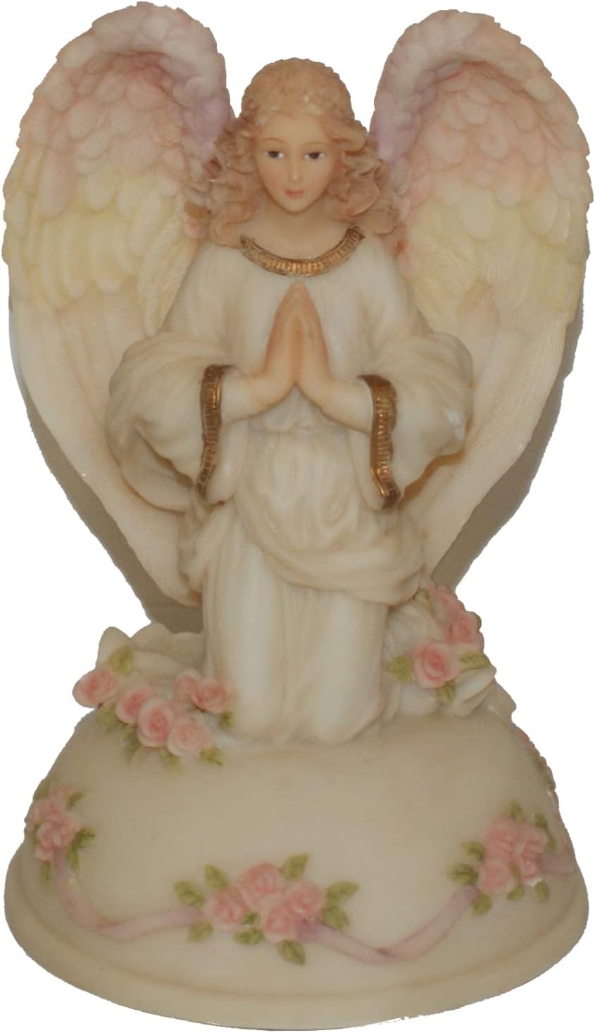 4286 - 7" White Musical Angel Praying Iris The Rainbow's End - |1-10|