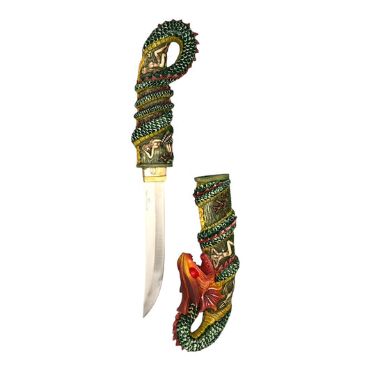 43374- 16" Green Sea Serpent Sword