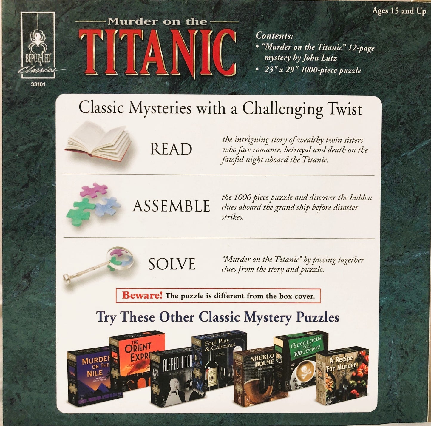 43392 - 1000 pc Titanic Puzzle GR-18 COOL BEANS