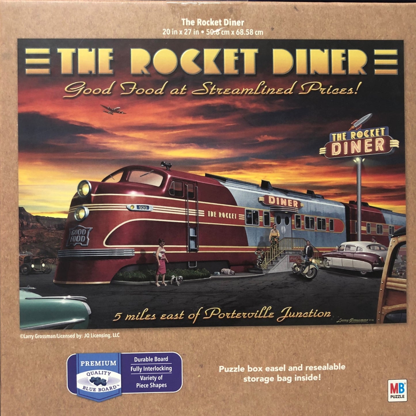43393 - Puzzle 1000 Piece Jigsaw The Rocket Diner |Gr-16|