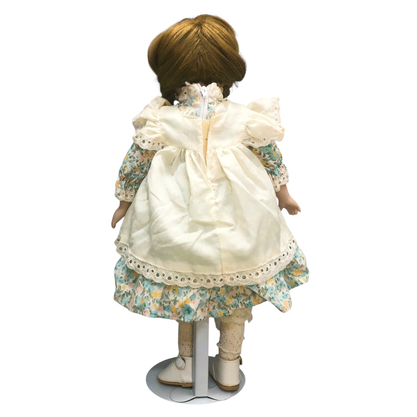 43402-Pretty in Braids Porcelain doll with stand-X-76 : CS COOL BEANS