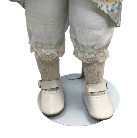 43402-Pretty in Braids Porcelain doll with stand-X-76 : CS COOL BEANS