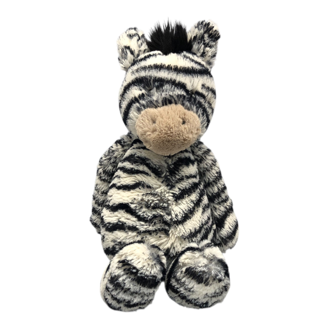 43406 JELLYCAT 12" PLUSH BASHFUL ZEBRA