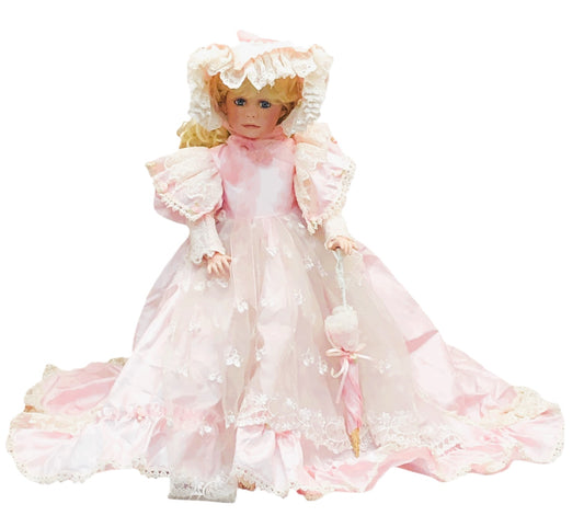 43407-Janis Berard, Carrisa Pink Dressed Doll With Hat - X-77 : CS UNEARTHED