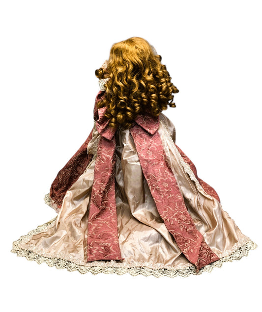 43416-Treasured Heirloom Collection Red And Yellow Dressed Doll-X-87 : CS UNEARTHED