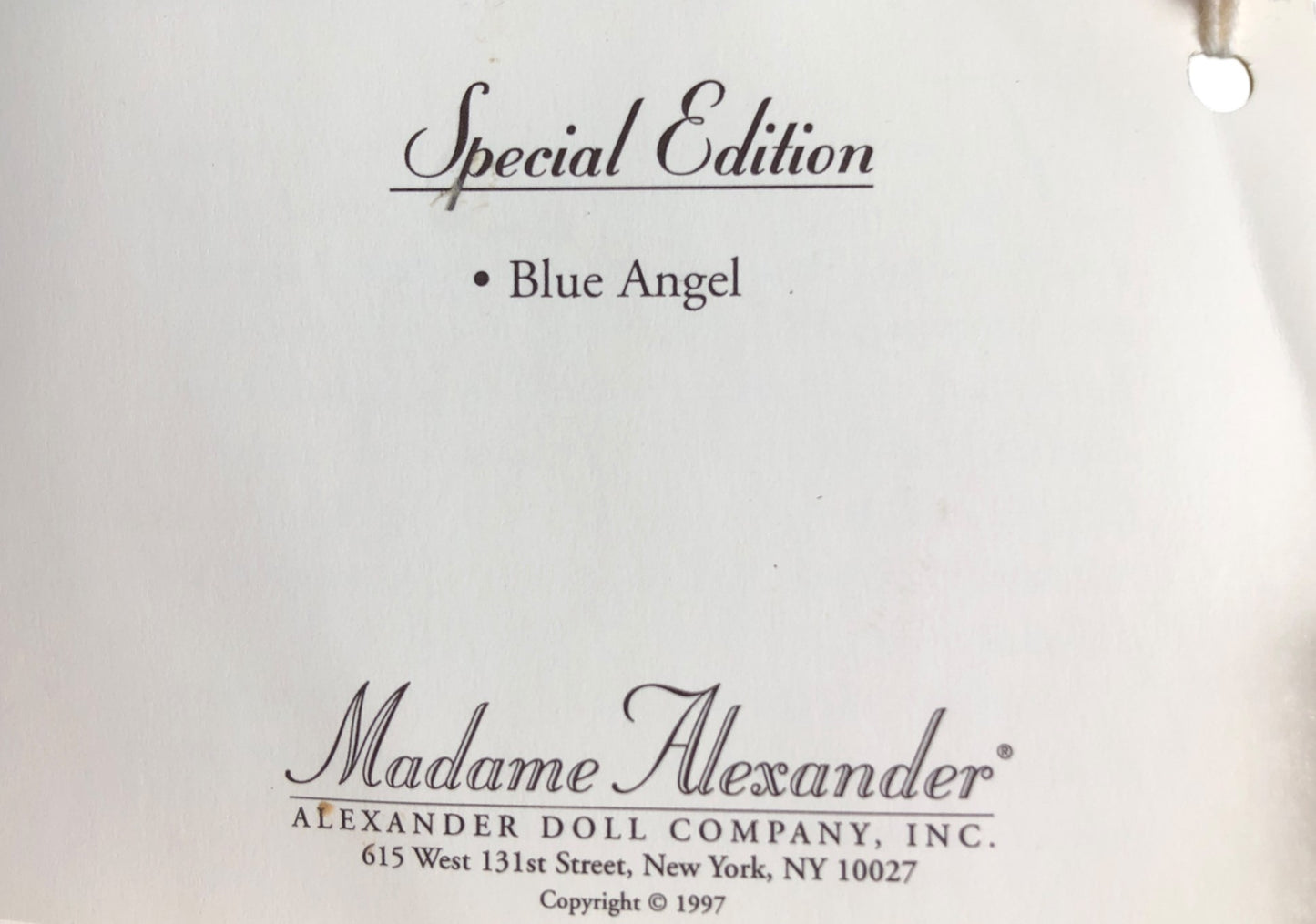 43418 - Madame Alexander 8 Inch Blue Angel Doll |25C|