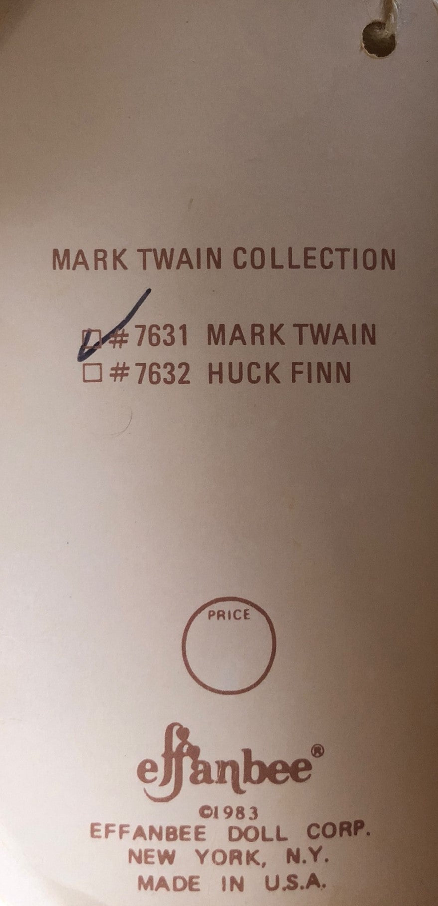 43462-Vintage Effanbee Mark Twain Doll