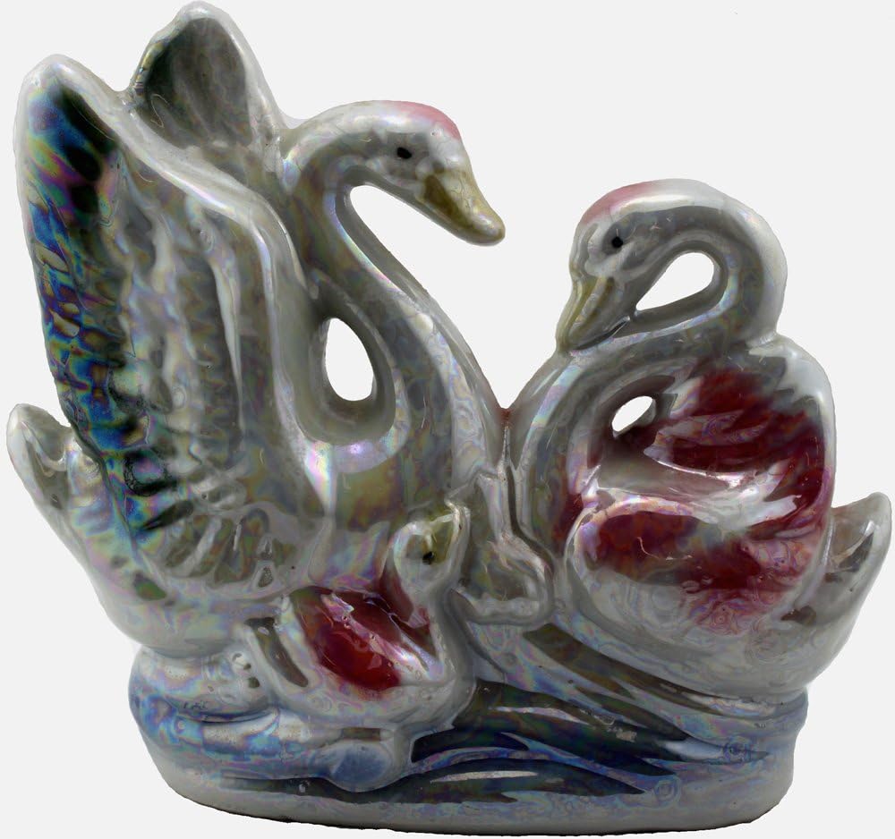 4471 - 6" 2 Pearl Swans - |Z-49|