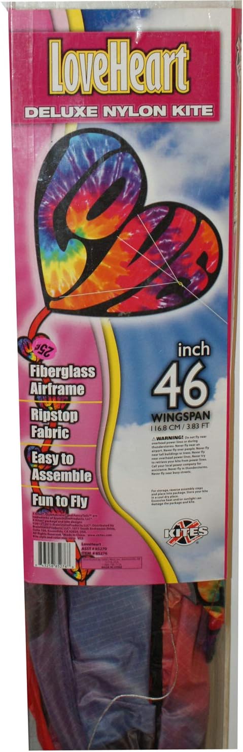 4494 - Love Heart Deluxe Nylon Kite - |5-1|